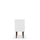 Manhattan Comfort Liberty Mid-Century Modern 18" Nightstand in Aqua Blue and White (1-Drawer)