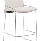 Zuo Pola Counter Stool White