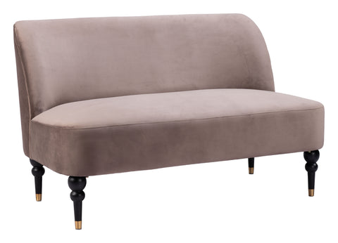 Zuo Bintulu Loveseat Taupe