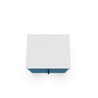Manhattan Comfort Liberty Mid-Century Modern 18" Nightstand in Aqua Blue and White (2-Drawer)
