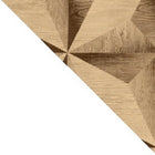 Manhattan Comfort Liberty Mid-Century Modern 18" Nightstand in Natural and White (2-Drawer)