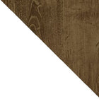 Manhattan Comfort Liberty Mid-Century Modern 18" Nightstand in White and Rustic Brown (2-Drawer)