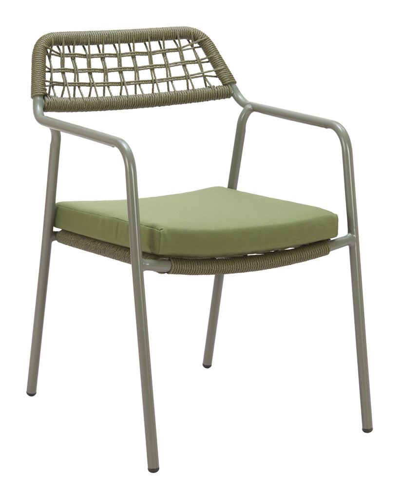 Zuo Rio Dining Chair (Set of 2) Green