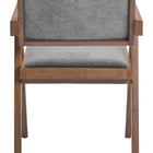 Zuo Delhi Dining Chair (Set of 2) Gray & Walnut