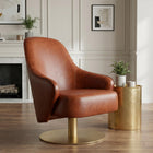 Zuo Coldveil Storage Side Table Gold