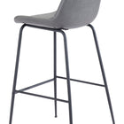 Zuo Byron Barstool Gray