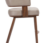 Zuo Poise Counter Stool Brown & Walnut