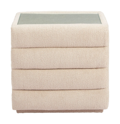 Zuo Soffice Nightstand Beige