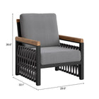 Zuo Naru Accent Chair Gray