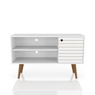 Manhattan Comfort Liberty Mid-Century Modern 43" TV Stand in White