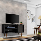 Manhattan Comfort Liberty Mid-Century Modern 43" TV Stand in Black
