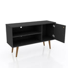 Manhattan Comfort Liberty Mid-Century Modern 43" TV Stand in Black