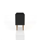 Manhattan Comfort Liberty Mid-Century Modern 43" TV Stand in Black