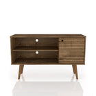 Manhattan Comfort Liberty Mid-Century Modern 43" TV Stand in Rustic Brown