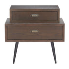 Zuo Mechy Side Table Brown