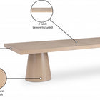 Meridian Furniture Tavolo Oak Dining Table