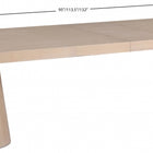 Meridian Furniture Tavolo Oak Dining Table