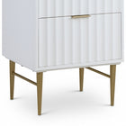 Meridian Furniture Modernist 24" Engineered Stone Top And Solid Wood Base Bathroom Vanity
