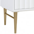 Meridian Furniture Modernist 48" Engineered Stone Top And Solid Wood Base Bathroom Vanity - Gold