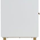 Meridian Furniture Modernist 48" Engineered Stone Top And Solid Wood Base Bathroom Vanity - Gold