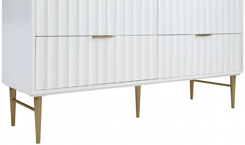 Meridian Furniture Modernist 60" Engineered Stone Top And Solid Wood Base Bathroom Vanity - Gold