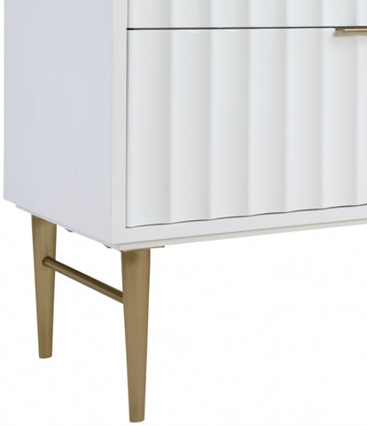 Meridian Furniture Modernist 60" Engineered Stone Top And Solid Wood Base Bathroom Vanity - Gold