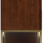 Meridian Furniture Monad 60" Genuine Marble Top, Steel And Glass Base Vanity