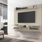 Manhattan Comfort Plaza Modern 64" TV Panel in Off White