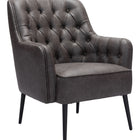 Zuo Tasmania Accent Chair Vintage Black