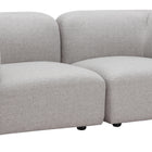Zuo Biak Corner Chair Gray