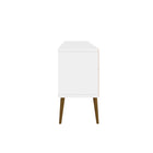 Manhattan Comfort Bradley Mid-Century Modern 63" TV Stand in White