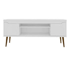 Manhattan Comfort Bradley Mid-Century Modern 63" TV Stand in White