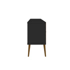 Manhattan Comfort Bradley Mid-Century Modern 63" TV Stand in Black