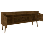 Manhattan Comfort Bradley Mid-Century Modern 63" TV Stand in Rustic Brown