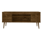Manhattan Comfort Bradley Mid-Century Modern 63" TV Stand in Rustic Brown