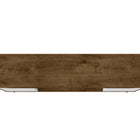 Manhattan Comfort Bradley Mid-Century Modern 63" TV Stand in Rustic Brown and White - 228BMC96