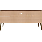 Manhattan Comfort Bradley Mid-Century Modern 63" TV Stand in Rustic Brown and White - 228BMC96
