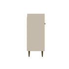 Manhattan Comfort Bradley Mid-Century Modern 54" Sideboard in Off White