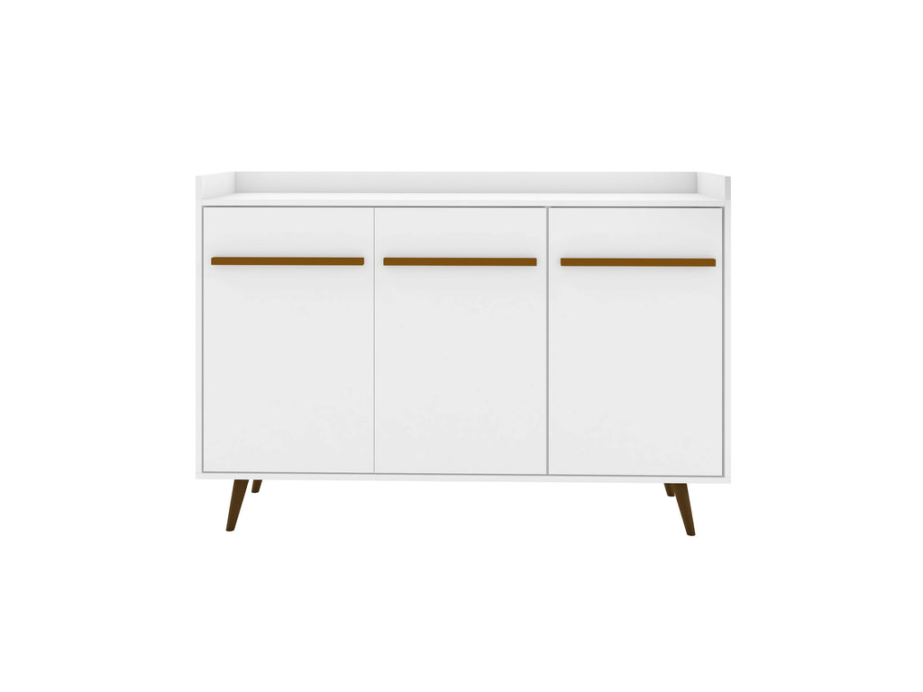 Manhattan Comfort Bradley Mid-Century Modern 54" Sideboard in White