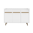 Manhattan Comfort Bradley Mid-Century Modern 54" Sideboard in White