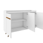 Manhattan Comfort Bradley Mid-Century Modern 54" Sideboard in White