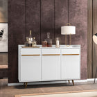 Manhattan Comfort Bradley Mid-Century Modern 54" Sideboard in White