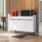Manhattan Comfort Bradley Mid-Century Modern 54" Sideboard in White