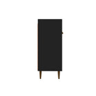 Manhattan Comfort Bradley Mid-Century Modern 54" Sideboard in Black