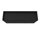 Manhattan Comfort Bradley Mid-Century Modern 54" Sideboard in Black