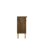 Manhattan Comfort Yonkers Mid-Century Modern 63" Sideboard in Rustic Brown