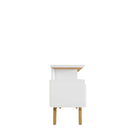 Manhattan Comfort Yonkers Mid-Century Modern 63" TV Stand in White