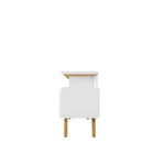Manhattan Comfort Yonkers Mid-Century Modern 63" TV Stand in White