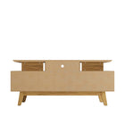Manhattan Comfort Yonkers Mid-Century Modern 63" TV Stand in Black