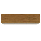 Manhattan Comfort Yonkers Mid-Century Modern 71" TV Stand in Off White and Natural